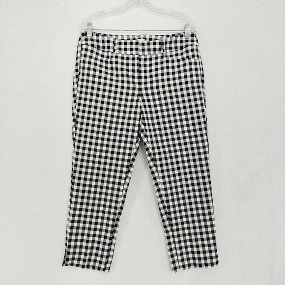 Jupe Tailleur Classique Gap Premium - Taille 6, Noir à Carreaux, Style Professionnel Décontracté